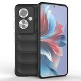 Spia Oppo Reno 11F 5G ile Uyumlu Kılıf Siyah Kinet Silikon Kapak (Oppo Reno 11F 5G ile Uyumlu, Siyah)