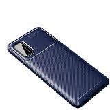 Spia Samsung Galaxy A02S ile uyumlu Kılıf Lacivert Karbon Silikon Orijinal Esnek İnce Geliştirilmiş Dayanıklı Darbe Karşıtı Koruyucu Yeni Nesil Tasarım (Samsung Galaxy A02S, Lacivert)
