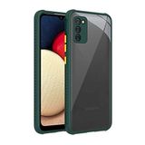 Spia Samsung Galaxy A02S ile uyumlu Kılıf Yeşil Sole Sert Kapak Orijinal Esnek İnce Geliştirilmiş Dayanıklı Darbe Karşıtı Koruyucu Yeni Nesil Tasarım (Samsung Galaxy A02S, Yeşil)