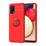 Spia Samsung Galaxy A02S Kılıf Kırmızı-Kırmızı Draco Yüzüklü Silikon Orijinal Esnek İnce Geliştirilmiş Dayanıklı Darbe Karşıtı Koruyucu Yeni Nesil Tasarım (Samsung Galaxy A02S, Kırmızı-Kırmızı)