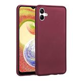 Spia Samsung Galaxy A04 ile Uyumlu Kılıf Mürdüm Yui Silikon Kapak (Samsung Galaxy A04 ile Uyumlu, Mürdüm)