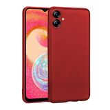 Spia Samsung Galaxy A04E ile Uyumlu Kılıf Kırmızı Yui Silikon Kapak (Samsung Galaxy A04E ile Uyumlu, Kırmızı)