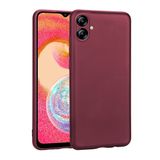 Spia Samsung Galaxy A04E ile Uyumlu Kılıf Mürdüm Yui Silikon Kapak (Samsung Galaxy A04E ile Uyumlu, Mürdüm)
