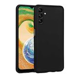 Spia Samsung Galaxy A04S ile Uyumlu Kılıf Siyah Yui Silikon Kapak (Samsung Galaxy A04S ile Uyumlu, Siyah)