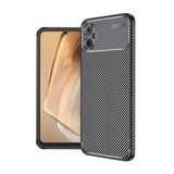 Spia Samsung Galaxy A05 ile Uyumlu Kılıf Siyah Karbon Silikon Orijinal (Samsung Galaxy A05 ile Uyumlu, Siyah)