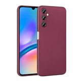 Spia Samsung Galaxy A05S ile Uyumlu Kılıf Mürdüm Yui Silikon Kapak (Samsung Galaxy A05S ile Uyumlu, Mürdüm)