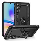 Spia Samsung Galaxy A05S ile Uyumlu Kılıf Siyah Panther Yüzüklü Silikon Orijinal (Samsung Galaxy A05S ile Uyumlu, Siyah)