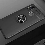 Spia Samsung Galaxy A10S ile uyumlu Kılıf Siyah-Siyah Draco Yüzüklü Silikon Orijinal Esnek İnce Geliştirilmiş Dayanıklı Darbe Karşıtı Koruyucu Yeni Nesil Tasarım (Samsung Galaxy A10S, Siyah-Siyah)
