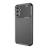 Spia Samsung Galaxy A15 ile Uyumlu Kılıf Siyah Karbon Silikon Orijinal (Samsung Galaxy A15 ile Uyumlu, Siyah)