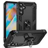 Spia Samsung Galaxy A15 ile Uyumlu Kılıf Siyah Panther Yüzüklü Silikon Orijinal (Samsung Galaxy A15 ile Uyumlu, Siyah)