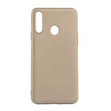 Spia Samsung Galaxy A20S ile uyumlu Kılıf Gold Premier Silikon Orijinal Esnek İnce Geliştirilmiş Dayanıklı Darbe Karşıtı Koruyucu Yeni Nesil Tasarım (Samsung Galaxy A20S, Gold)