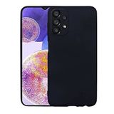 Spia Samsung Galaxy A23 ile Uyumlu Kılıf Siyah Yui Silikon Kapak (Samsung Galaxy A23 ile Uyumlu, Siyah)