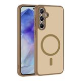 Spia Samsung Galaxy A25 ile Uyumlu Kılıf Kablosuz Kahverengi Vulga Sert Kapak Orijinal (Samsung Galaxy A25 ile Uyumlu, Kablosuz Kahverengi)