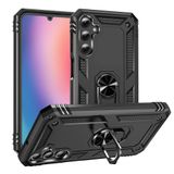 Spia Samsung Galaxy A25 ile Uyumlu Kılıf Siyah Panther Yüzüklü Silikon Orijinal (Samsung Galaxy A25 ile Uyumlu, Siyah)
