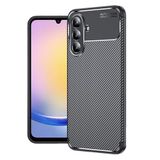 Spia Samsung Galaxy A36 ile Uyumlu Kılıf Siyah Karbon Silikon Orijinal (Samsung Galaxy A36 ile Uyumlu, Siyah)