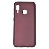 Spia Samsung Galaxy A40 ile Uyumlu Kılıf Mürdüm Yui Silikon Kapak (Samsung Galaxy A40 ile Uyumlu, Mürdüm)