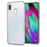 Spia Samsung Galaxy A40 ile Uyumlu Kılıf Şeffaf Yui Silikon Kapak (Samsung Galaxy A40 ile Uyumlu, Şeffaf)