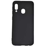 Spia Samsung Galaxy A40 ile Uyumlu Kılıf Siyah Yui Silikon Kapak (Samsung Galaxy A40 ile Uyumlu, Siyah)