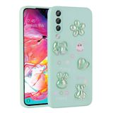 Spia Samsung Galaxy A50 ile Uyumlu Kılıf Açık Yeşil Tan Silikon Kapak (Samsung Galaxy A50 ile Uyumlu, Açık Yeşil)