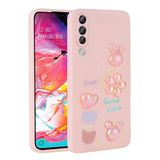 Spia Samsung Galaxy A70 ile Uyumlu Kılıf Pembe Tan Silikon Kapak (Samsung Galaxy A70 ile Uyumlu, Pembe)