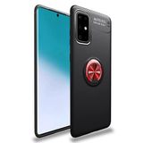 Spia Samsung Galaxy A71 ile uyumlu Kılıf Siyah-Kırmızı Draco Yüzüklü Silikon Orijinal Esnek İnce Geliştirilmiş Dayanıklı Darbe Karşıtı Koruyucu Yeni Nesil Tasarım (Samsung Galaxy A71, Siyah-Kırmızı)