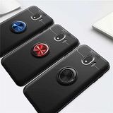 Spia Samsung Galaxy J4 ile uyumlu Kılıf Siyah-Kırmızı Draco Yüzüklü Silikon Orijinal Esnek İnce Geliştirilmiş Dayanıklı Darbe Karşıtı Koruyucu Yeni Nesil Tasarım (Samsung Galaxy J4, Siyah-Kırmızı)