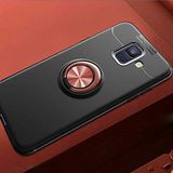Spia Samsung Galaxy J6 ile uyumlu Kılıf Siyah-Gold Draco Yüzüklü Silikon Orijinal Esnek İnce Geliştirilmiş Dayanıklı Darbe Karşıtı Koruyucu Yeni Nesil Tasarım (Samsung Galaxy J6, Siyah-Gold)