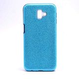 Spia Samsung Galaxy J6 Plus ile uyumlu Kılıf Mavi Jade Simli Silikon Kapak Orijinal Esnek İnce Geliştirilmiş Dayanıklı Darbe Karşıtı Koruyucu Yeni Nesil Tasarım (Samsung Galaxy J6 Plus, Mavi)