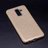 Spia Samsung Galaxy J8 ile uyumlu Kılıf Gold Jade Simli Silikon Kapak Orijinal Esnek İnce Geliştirilmiş Dayanıklı Darbe Karşıtı Koruyucu Yeni Nesil Tasarım (Samsung Galaxy J8, Gold)