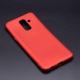 Spia Samsung Galaxy J8 ile uyumlu Kılıf Kırmızı Premier Silikon Orijinal Esnek İnce Geliştirilmiş Dayanıklı Darbe Karşıtı Koruyucu Yeni Nesil Tasarım (Samsung Galaxy J8, Kırmızı)