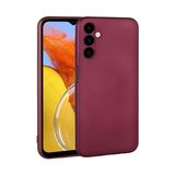 Spia Samsung Galaxy M14 ile Uyumlu Kılıf Mürdüm Yui Silikon Kapak (Samsung Galaxy M14 ile Uyumlu, Mürdüm)