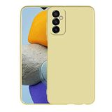 Spia Samsung Galaxy M23 ile uyumlu Kılıf Gold Premier Silikon Orijinal Esnek İnce Geliştirilmiş Dayanıklı Darbe Karşıtı Koruyucu Yeni Nesil Tasarım (Samsung Galaxy M23, Gold)
