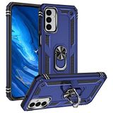 Spia Samsung Galaxy M23 ile uyumlu Kılıf Mavi Panther Yüzüklü Silikon Orijinal Esnek İnce Geliştirilmiş Dayanıklı Darbe Karşıtı Koruyucu Yeni Nesil Tasarım (Samsung Galaxy M23, Mavi)