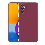 Spia Samsung Galaxy M52 ile Uyumlu Kılıf Mürdüm Yui Silikon Kapak (Samsung Galaxy M52 ile Uyumlu, Mürdüm)