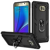 Spia Samsung Galaxy Note 5 ile uyumlu Kılıf Siyah Panther Yüzüklü Silikon Orijinal Esnek İnce Geliştirilmiş Dayanıklı Darbe Karşıtı Yeni Nesil Tasarım (Samsung Galaxy Note 5, Siyah)