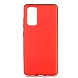 Spia Samsung Galaxy S20 FE ile Uyumlu Kılıf Kırmızı Yui Silikon Kapak (Samsung Galaxy S20 FE ile Uyumlu, Kırmızı)