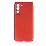 Spia Samsung Galaxy S21 FE ile Uyumlu Kılıf Kırmızı Yui Silikon Kapak (Samsung Galaxy S21 FE ile Uyumlu, Kırmızı)