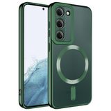 Spia Samsung Galaxy S23 ile uyumlu Kılıf Koyu Yeşil Sedum Silikon Kapak Dayanıklı Darbe Karşıtı Koruyucu Tasarım (Samsung Galaxy S23, Koyu Yeşil)