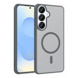 Spia Samsung Galaxy S25 FE ile Uyumlu Kılıf Kablosuz Gri Vulga Sert Kapak Orijinal (Samsung Galaxy S25 FE ile Uyumlu, Kablosuz Gri)