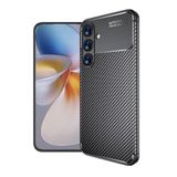 Spia Samsung Galaxy S25 ile Uyumlu Kılıf Siyah Karbon Silikon Orijinal (Samsung Galaxy S25 ile Uyumlu, Siyah)