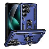 Spia Samsung Galaxy S25 Ultra ile Uyumlu Kılıf Mavi Panther Yüzüklü Silikon Orijinal (Samsung Galaxy S25 Ultra ile Uyumlu, Mavi)