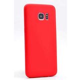 Spia Samsung Galaxy S6 Edge ile uyumlu Kılıf Kırmızı Premier Silikon Orijinal Esnek İnce Geliştirilmiş Dayanıklı Darbe Karşıtı Koruyucu Yeni Nesil Tasarım (Samsung Galaxy S6 Edge, Kırmızı)