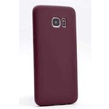 Spia Samsung Galaxy S6 ile uyumlu Kılıf Mürdüm Premier Silikon Orijinal Esnek İnce Geliştirilmiş Dayanıklı Darbe Karşıtı Koruyucu Yeni Nesil Tasarım (Samsung Galaxy S6, Mürdüm)