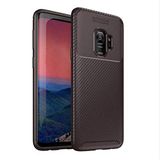 Spia Samsung Galaxy S9 ile uyumlu Kılıf Kahverengi Karbon Silikon Orijinal Esnek İnce Geliştirilmiş Dayanıklı Darbe Karşıtı Koruyucu Yeni Nesil Tasarım (Samsung Galaxy S9, Kahverengi)