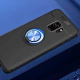 Spia Samsung Galaxy S9 ile uyumlu Kılıf Siyah-Mavi Draco Yüzüklü Silikon Orijinal Esnek İnce Geliştirilmiş Dayanıklı Darbe Karşıtı Koruyucu Yeni Nesil Tasarım (Samsung Galaxy S9, Siyah-Mavi)