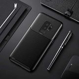Spia Samsung Galaxy S9 Plus ile uyumlu Kılıf Siyah Karbon Silikon Orijinal Esnek İnce Geliştirilmiş Dayanıklı Darbe Karşıtı Koruyucu Yeni Nesil Tasarım (Samsung Galaxy S9 Plus, Siyah)