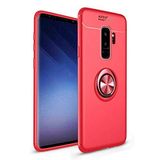 Spia Samsung Galaxy S9 Plus Kılıf Kırmızı-Kırmızı Draco Yüzüklü Silikon Orijinal Esnek İnce Geliştirilmiş Dayanıklı Darbe Karşıtı Koruyucu Yeni Nesil Tasarım (Samsung Galaxy S9 Plus, Kırmızı-Kırmızı)