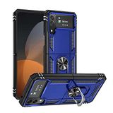 Spia Samsung Galaxy Z Flip 4 ile uyumlu Kılıf Mavi Panther Yüzüklü Silikon Orijinal Esnek İnce Geliştirilmiş Dayanıklı Darbe Karşıtı Yeni Nesil Tasarım (Samsung Galaxy Z Flip 4, Mavi)