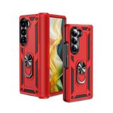 Spia Samsung Galaxy Z Fold 6 ile Uyumlu Kılıf Kırmızı Panther Yüzüklü Silikon Orijinal (Samsung Galaxy Z Fold 6 ile Uyumlu, Kırmızı)