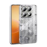 Spia Xiaomi 14T Pro ile Uyumlu Kılıf Küçük Fiyonk Desenli Mep Kapak (Xiaomi 14T Pro ile Uyumlu, Küçük Fiyonk)